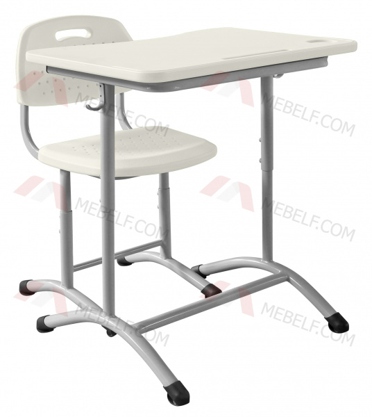 Школьный стол ШСТ11 и стул ШС03, белый